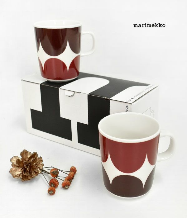 マリメッコ(marimekko)Civa / Harka マグカップセット 250ml 52229-4-72022