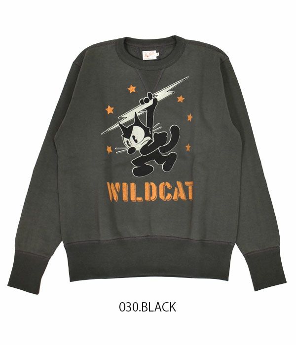 トイズマッコイ (TOYS McCOY) MILITARY SWEAT SHIRT FELIX THE CAT