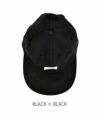 ザ エイチ ダブリュー ドッグ アンド カンパニー (THE H.W.DOG＆CO.) CL COMBI CAP キャップ 帽子 D-00704 BLACK × BLACK