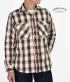 ウエアハウス (WAREHOUSE) FLANNEL SHIRTS(E柄) 長袖チェックネルシャツ 3104