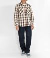 ウエアハウス (WAREHOUSE) FLANNEL SHIRTS(E柄) 長袖チェックネルシャツ 3104