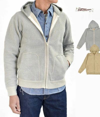 デラックスウエア (DELUXEWARE) FULLZIP PARKA PLAIN フルジップ