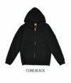 デラックスウエア (DELUXEWARE) FULLZIP PARKA PLAIN フルジップパーカー SPZ-00 CORE.BLACK