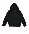 デラックスウエア (DELUXEWARE) FULLZIP PARKA PLAIN フルジップパーカー SPZ-00 CORE.BLACK