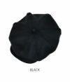 ザ エイチ ダブリュー ドッグ アンド カンパニー (THE H.W.DOG＆CO.) BRUSHED PK CAP キャスケット キャップ ハンチング 帽子 D-00710 BLACK