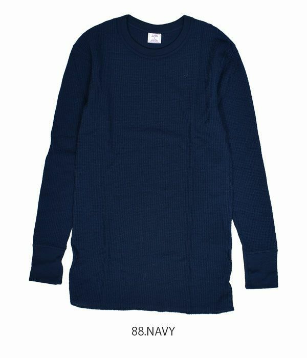 ジェーイーモーガン (JEMORGAN) THERMAL L/S CREW -REGULAR FIT- 長袖サーマルTシャツ ロンT JC088-52S  88.NAVY