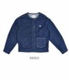 ダントン (DANTON) WOMEN'S DENIM COLLARLESS BLOUSON ノーカラー デニムジャケット DT-A0121KDM