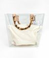 オーチバル/オーシバル (ORCIVAL) CVC BEACH BAG MEDIUM クリアビーチバッグ トートバッグ 透明 インナーバッグ付き OR-H0180CVC