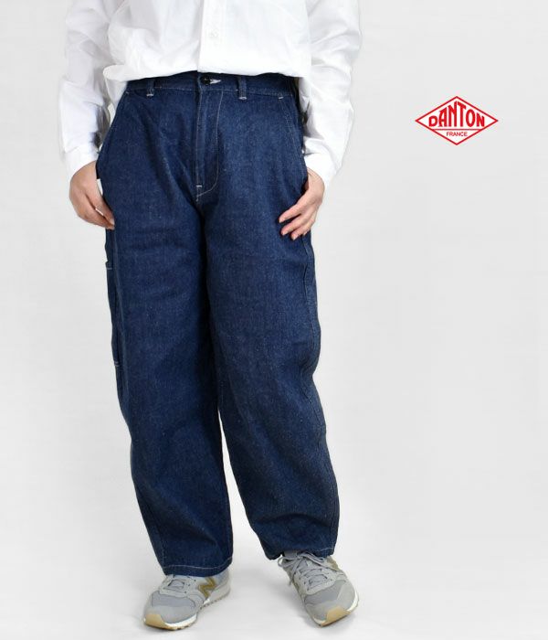 ダントン (DANTON) WOMEN'S DENIM EASY WORK PANTS KDM COTTON TWILL EASY PANTS コットンデニムパンツ DT-E0030KDM