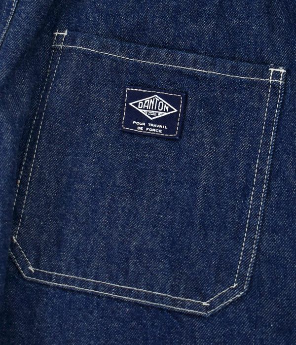 ダントン (DANTON) WOMEN'S DENIM EASY WORK PANTS KDM COTTON TWILL EASY PANTS コットンデニムパンツ DT-E0030KDM