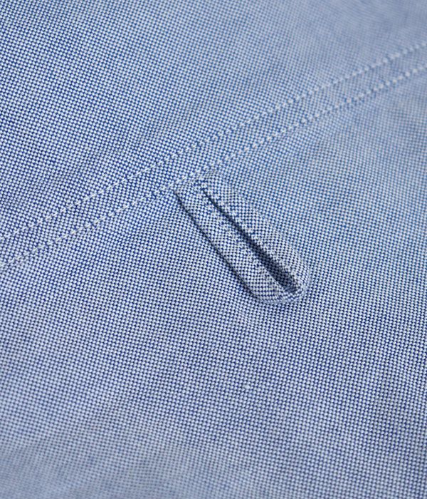 ダントン (DANTON) WOMEN'S PLAIN OXFORD BAND COLLAR SHIRT L/S コットンノーカラー長袖シャツ バンドカラーシャツ JD-3606YOX