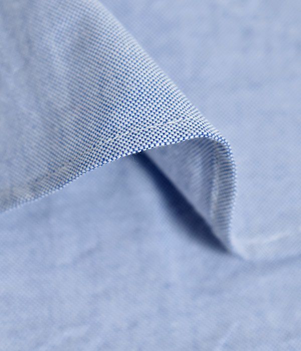 ダントン (DANTON) WOMEN'S PLAIN OXFORD BAND COLLAR SHIRT L/S