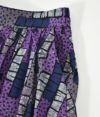 ル グラジック (LE GLAZIK) GATHER FLARE SKIRTバティックプリント ギャザーフレアスカート ミモレ丈 LG-F0012BTK