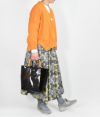 ル グラジック (LE GLAZIK) GATHER FLARE SKIRTバティックプリント ギャザーフレアスカート ミモレ丈 LG-F0012BTK