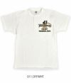 トイズマッコイ (TOYS McCOY) UNION SHIRT "JOHNSON MOTORS NO.1" 半袖プリントTシャツ ヘンリーネック TMC2341  011.OFFWHT