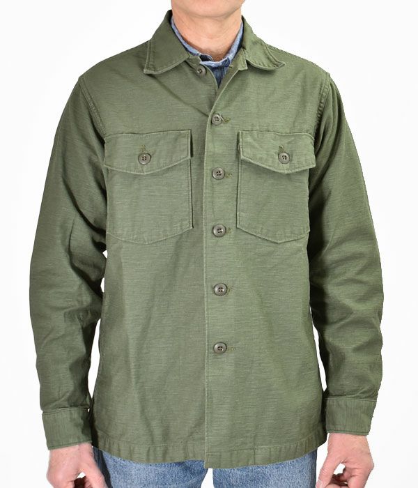 Orslow US Army Fatigue Shirt Green 16