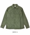 オアスロウ (orSlow) US ARMY FATIGUE SHIRT アーミーシャツ シャツジャケット 03-8045  GREEN 16