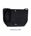 オーチバル/オーシバル (ORCIVAL) LCV SHOULDER POUCH LARGE キャンバスショルダーバッグ OR-H0073LCV CHARCOAL GREY