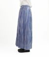 ル グラジック (LE GLAZIK) ELASTIC PLEATS SKIRT プリーツ ストライプ スカート LG-F0013CEC