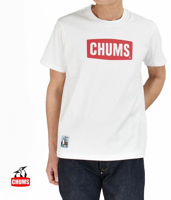 チャムス (CHUMS) 【40周年限定】40イヤーズチャムスロゴTシャツ 40 Years CHUMUS Logo T-Shirt 半袖プリントTシャツ CH01-2252