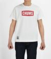 チャムス (CHUMS) 【40周年限定】40イヤーズチャムスロゴTシャツ 40 Years CHUMUS Logo T-Shirt 半袖プリントTシャツ CH01-2252