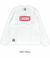 チャムス (CHUMS) 【40周年限定】40イヤーズチャムスロゴロングスリーブTシャツ 40 Years CHUMS Logo L/S T-Shirt 長袖プリントTシャツ ロンT CH01-2249  W001 White