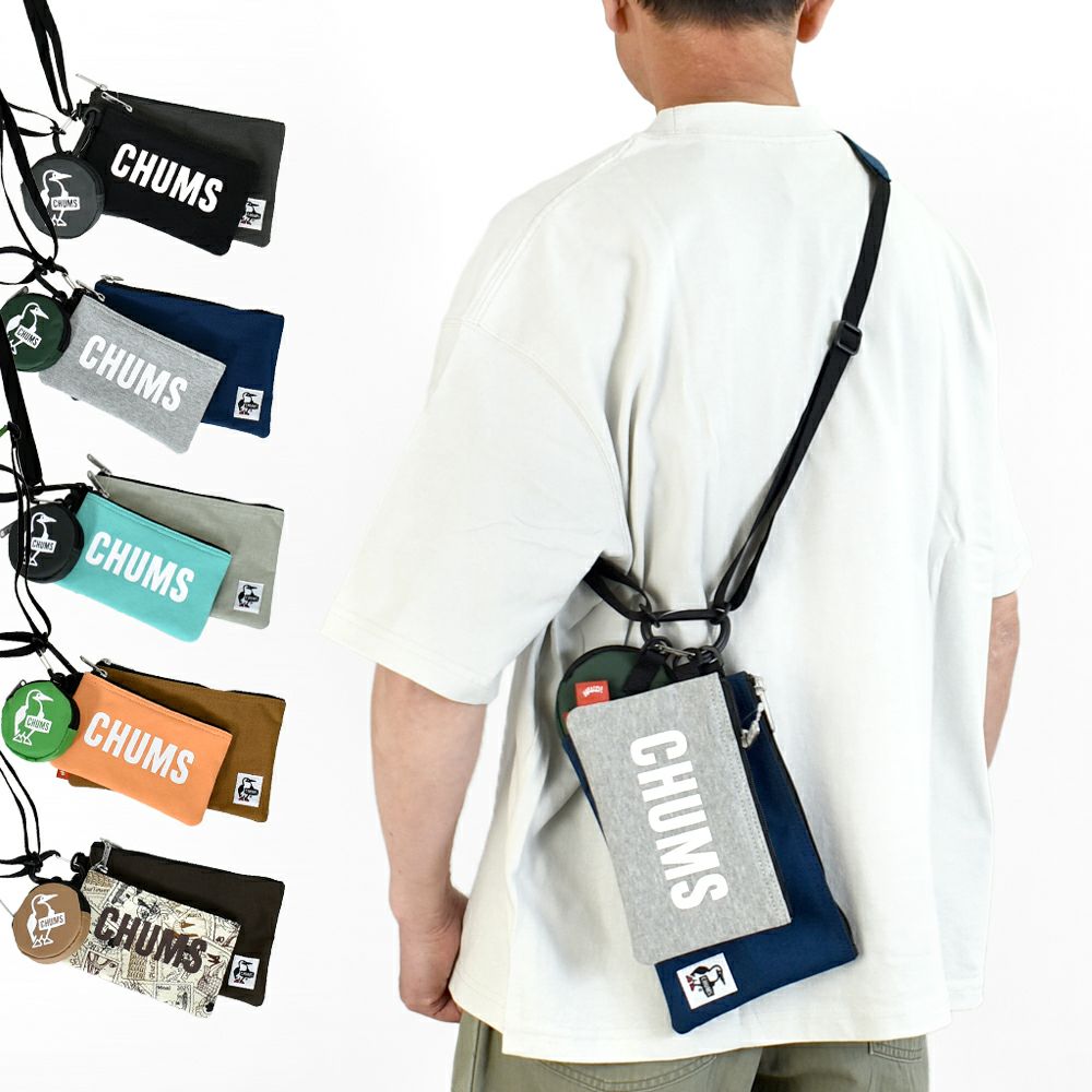 チャムス (CHUMS) 3Pショルダーポーチスウェットナイロン 3P Shoulder Pouch Sweat Nylon ショルダーバッグ ショルダーポーチ CH60-3625