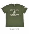 フェローズ (PHERROW'S) 半袖 プリント Tシャツ 625TH SIGNAL 23S-PTP4 206.LIGHT OLIVE