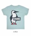 チャムス (CHUMS) キッズブービーロゴTシャツ Kid's Boody Logo T-Shirt 半袖プリントTシャツ CH21-1282　 Lt.Blue