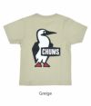 チャムス (CHUMS) キッズブービーロゴTシャツ Kid's Boody Logo T-Shirt 半袖プリントTシャツ CH21-1282  Greige