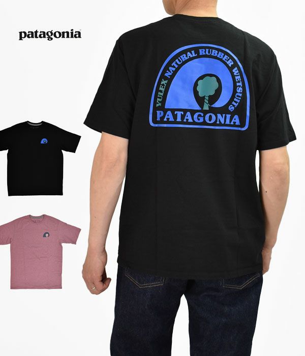 パタゴニア (PATAGONIA) M's Rubber Tree Mark Responsibili-Tee 半袖プリントTシャツ 37544