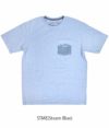パタゴニア (PATAGONIA) M's Wild Waterline Pocket Responsibili-Tee 半袖プリントTシャツ ポケT 37549  STME (Steam Blue)
