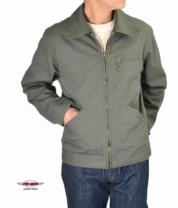 トイズマッコイ (TOYS McCOY) TOYS McCOY SPORTSWEAR UTILITY JACKET コットンワークジャケット  TMJ2308 | トップジミー