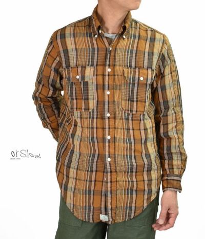 ウエアハウス (WAREHOUSE) FLANNEL SHIRTS WITH CHINSTRAP 【N/W