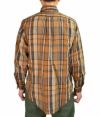 オアスロウ (orSlow) LINEN BUTTON DOWN SAFARI SHIRT 長袖チェックシャツ リネンシャツ ボタンダウンシャツ 01-8113