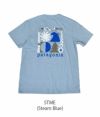 パタゴニア (PATAGONIA) M'S SPIRITED SEASONS ORGANIC T-SHIRT 半袖プリントTシャツ 37585 STME (Steam Blue)