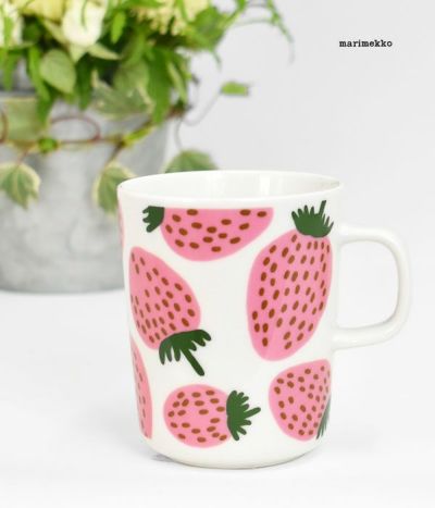 マリメッコ (marimekko)【アジア限定】Mansikka プレート 13.5cm 食器