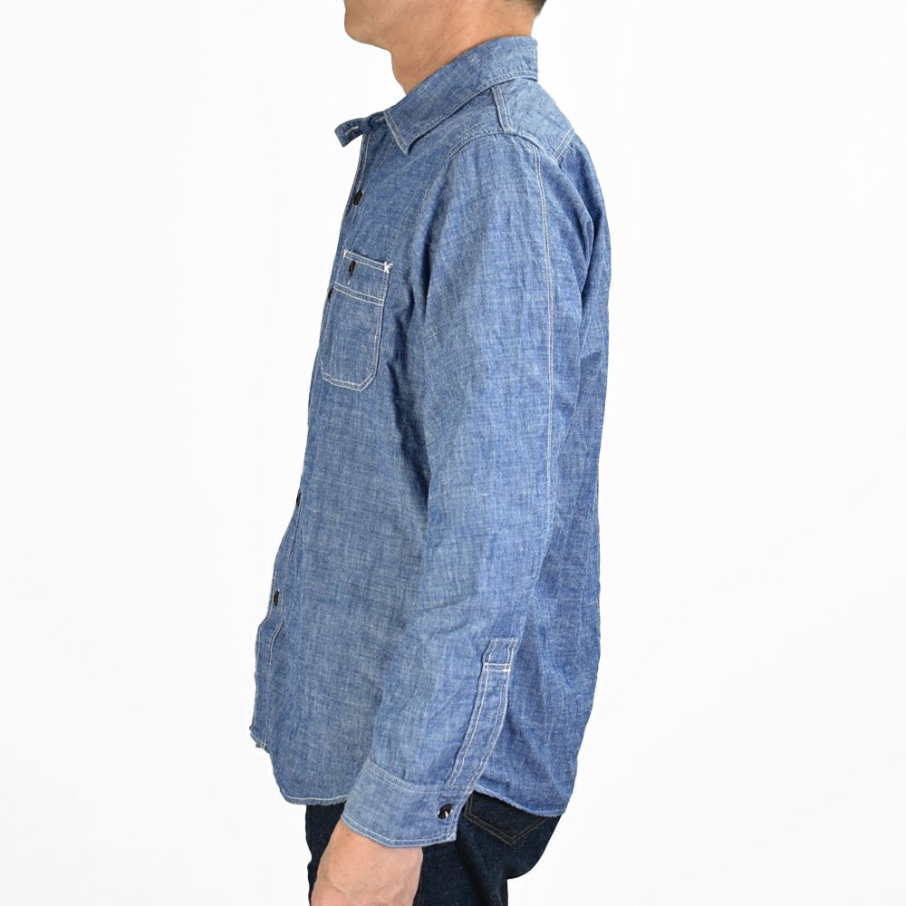 フリーホイーラーズ (FREEWHEELERS) -NEAL- SHIRT 1926 STYLE WORK CLOTHING ニールシャツ 長袖ワークシャツ シャンブレーシャツ 2513101
