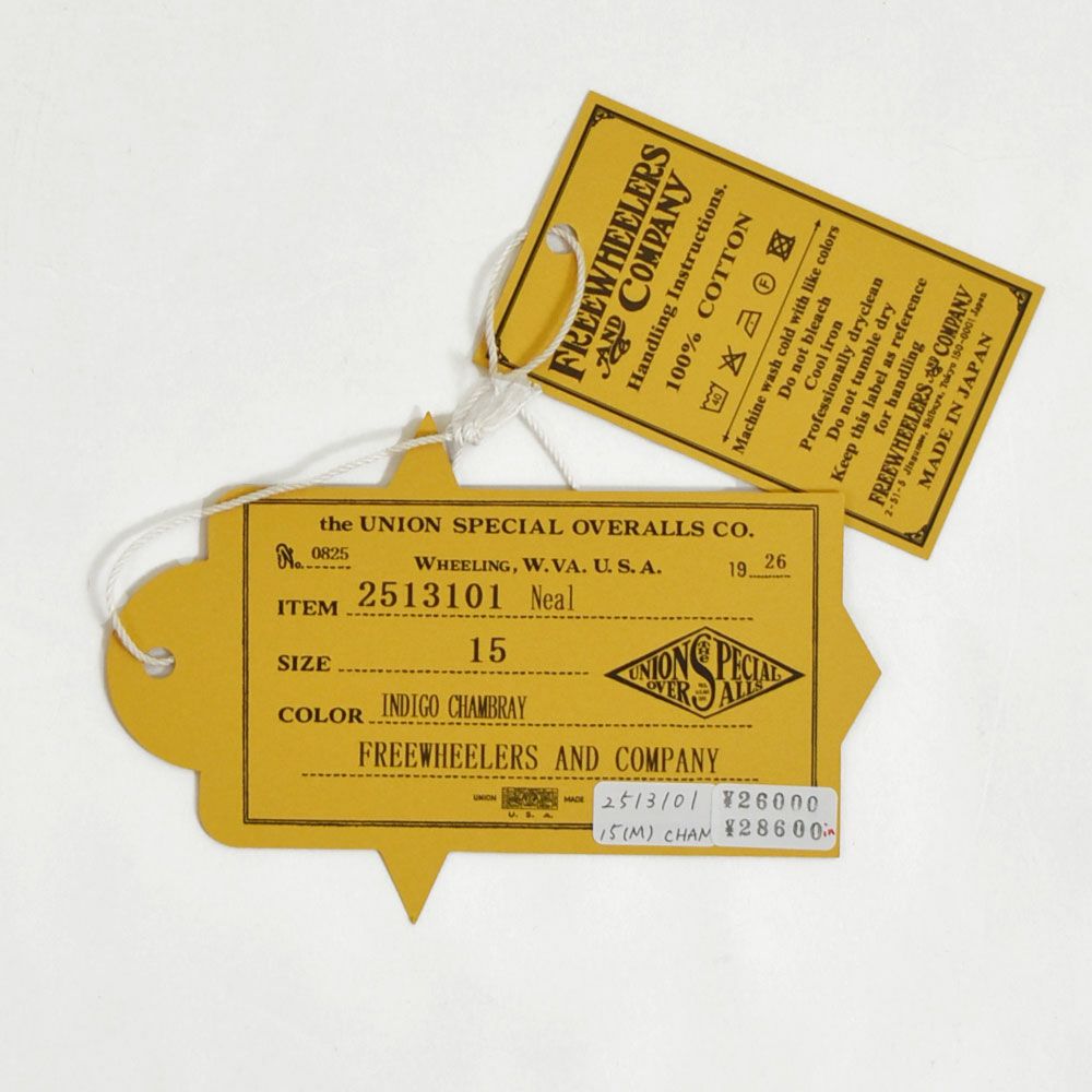 フリーホイーラーズ (FREEWHEELERS) -NEAL- SHIRT 1926 STYLE WORK CLOTHING ニールシャツ 長袖ワークシャツ シャンブレーシャツ 2513101