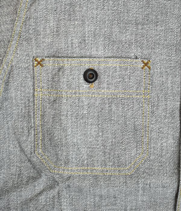 フリーホイーラーズ (FREEWHEELERS) -NEAL- SHIRT 1926 STYLE WORK CLOTHING WHITE PEPPER CHAMBRAY BLACK PEPPER CHAMBRAY ニールシャツ 長袖ワークシャツ シャンブレーシャツ 2513102 WHITE PEPPER CHAMBRAY