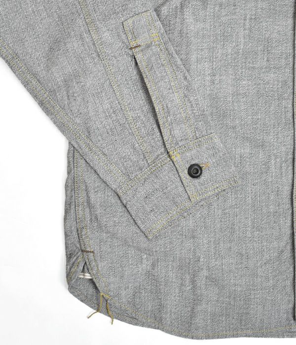 フリーホイーラーズ (FREEWHEELERS) -NEAL- SHIRT 1926 STYLE WORK CLOTHING WHITE PEPPER CHAMBRAY BLACK PEPPER CHAMBRAY ニールシャツ 長袖ワークシャツ シャンブレーシャツ 2513102 WHITE PEPPER CHAMBRAY