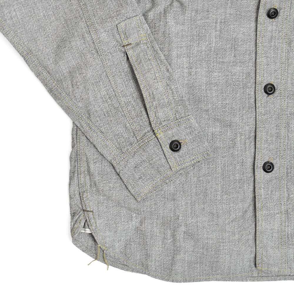 フリーホイーラーズ (FREEWHEELERS) -NEAL- SHIRT 1926 STYLE WORK CLOTHING WHITE PEPPER CHAMBRAY BLACK PEPPER CHAMBRAY ニールシャツ 長袖ワークシャツ シャンブレーシャツ 2513102 WHITE PEPPER CHAMBRAY