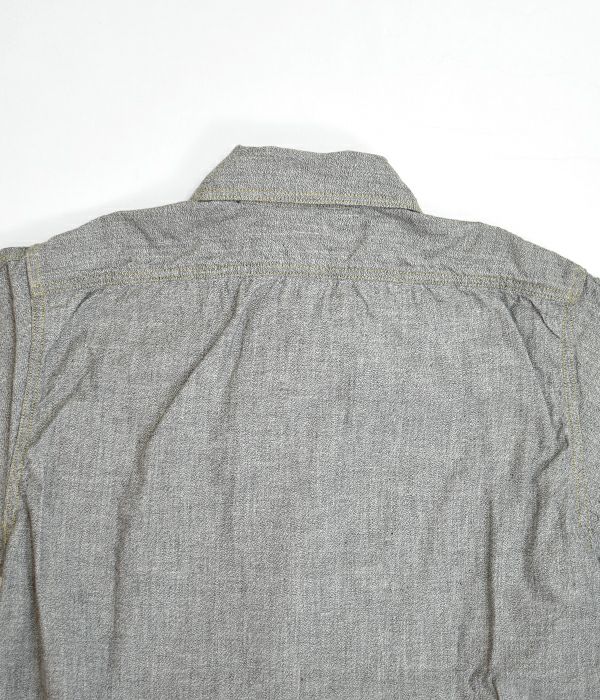 フリーホイーラーズ (FREEWHEELERS) -NEAL- SHIRT 1926 STYLE WORK CLOTHING WHITE PEPPER CHAMBRAY BLACK PEPPER CHAMBRAY ニールシャツ 長袖ワークシャツ シャンブレーシャツ 2513102 WHITE PEPPER CHAMBRAY