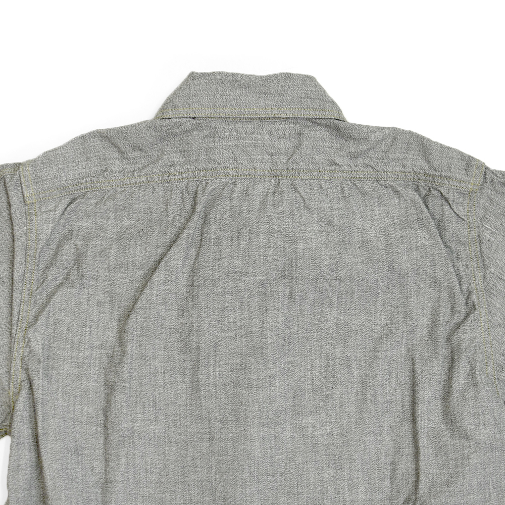 フリーホイーラーズ (FREEWHEELERS) -NEAL- SHIRT 1926 STYLE WORK CLOTHING WHITE PEPPER CHAMBRAY BLACK PEPPER CHAMBRAY ニールシャツ 長袖ワークシャツ シャンブレーシャツ 2513102 WHITE PEPPER CHAMBRAY