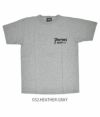フェローズ (PHERROW'S) 半袖 プリント Tシャツ PHERROW'S DENIM Co. 23S-PT8 032.HEATHER GRAY