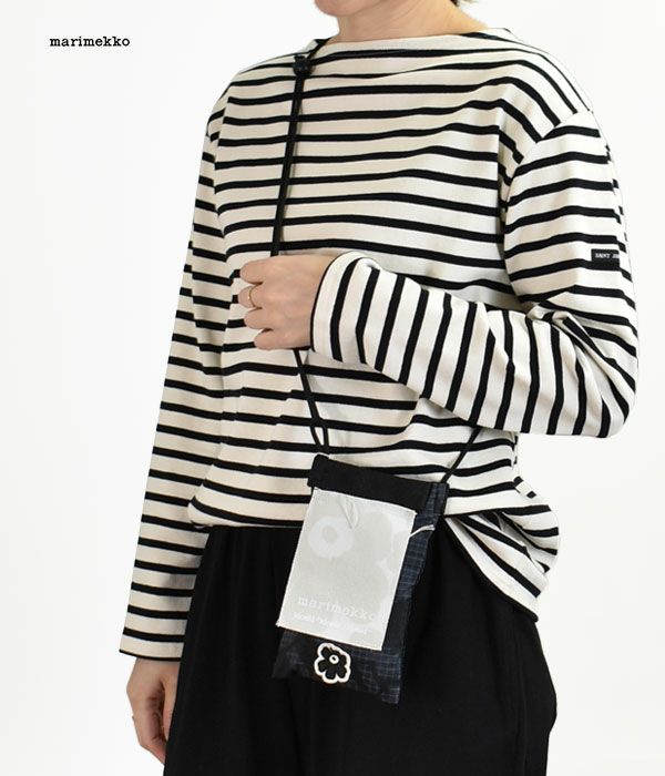 マリメッコ (marimekko) kioski Funny Small Pocket Uni ショルダーバッグ　スマホ ショルダー ポシェット 52233-6-92128　52233692128