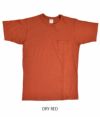 フリーホイーラーズ (FREEWHEELERS) "SHORT SLEEVE POCKET T-SHIRT" 半袖Tシャツ ポケットTシャツ 2325001  DRY RED