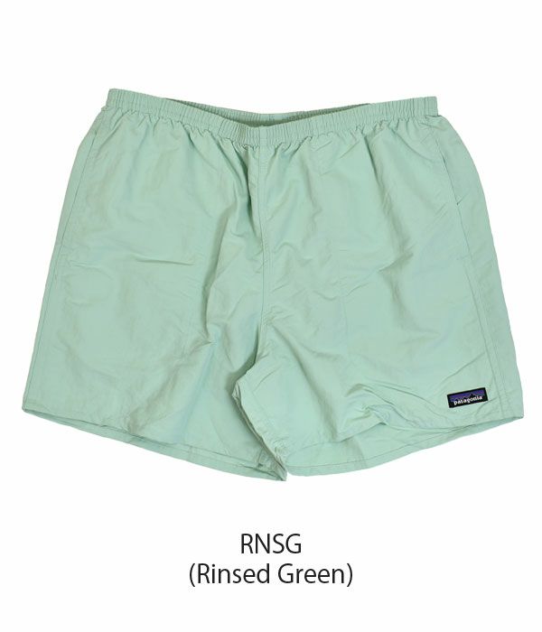 パタゴニア (PATAGONIA) メンズ バギーズショーツ ５インチ Men's Baggies Shorts-5in ショートパンツ (13cm) 57022 RNSG(Rinsed Green)