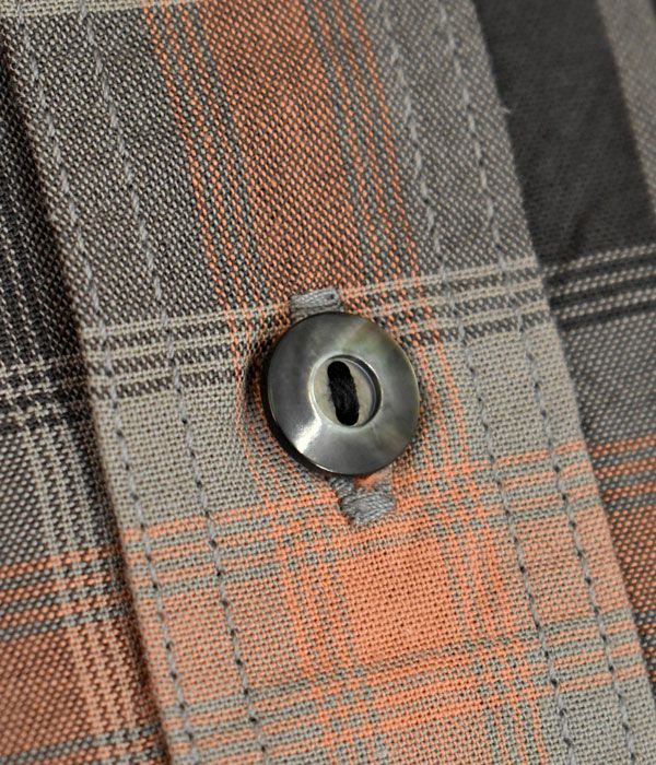 Deluxeware LV-25 カラー グリーンチェック柄 長袖シャツ XL デラックスウエア (DELUXEWARE) 60s CHECK PATTERN 長袖チェックシャツ