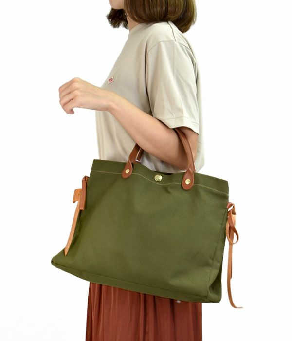 イルビゾンテ (IL BISONTE) トートバッグ コットントートバッグ レザー 54323-0-2920 5432302920